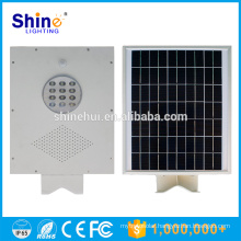 12W Motion Sensor All Ine One Integrated Solar LED Garden light with 3 years warranty